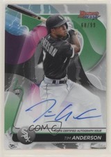 2020 Bowman's Best of Green Refractor 68/99 Tim Anderson #B20-TA Auto 0rf