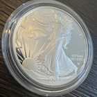 PROOF American Silver Eagle with Case - 1 oz .999 Silver Verified- 2023 - Lot HH