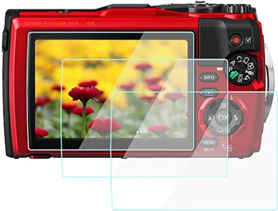 Protector de Pantalla TG6 Compatible para Cámara Olympus Tough TG-5, 9H Templado Gl... Foto 2 de 4
