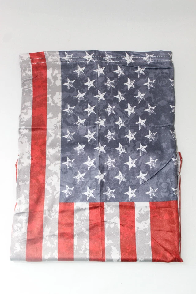 1 Protector Facial UV - Bandera Americana - Polaina Cuello, Cubierta Facial Elástica Hombres Mujeres Foto 2 de 4
