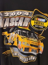 vintage t shirt nascar 2004 NEXTEL series Sz 2XL CHASE TAG MINT CONDITION