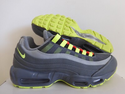 Nike Air Max 95 Id Nike By You Grey-Volt-Red Sz 11 [DO7424-900]