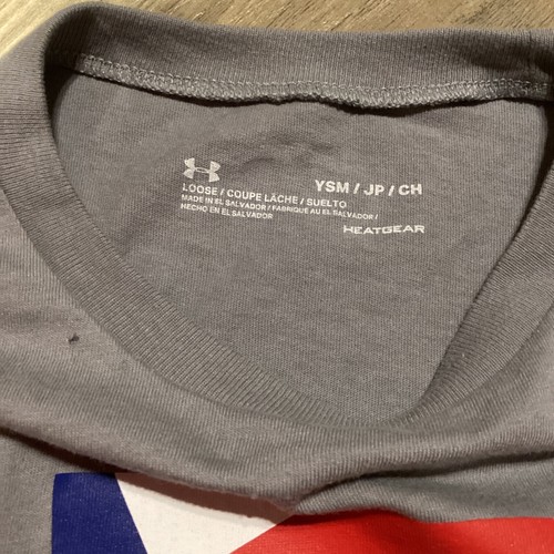 Boys Youth Under Armour Tshirt Size Small Preowned - Picture 3 of 7