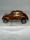 Vintage 1967 Hot Wheels Redline Custom Volkswagon Orange Dark Interior