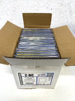 Pack of 25 Orbit 2-BC 4-9/16'' W X 4-1/2'' H 2 Gang Aluminum Blank Cover Unpainted