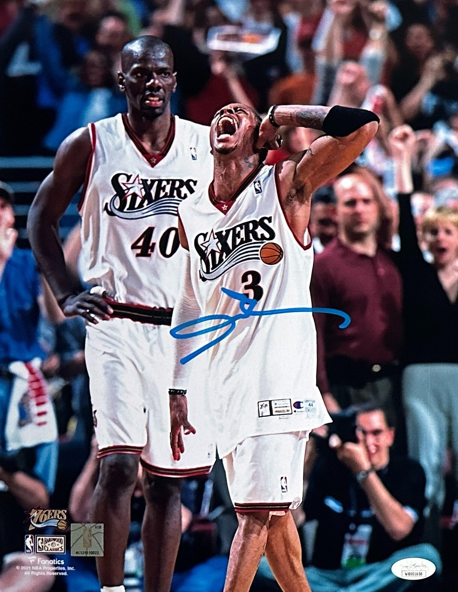 Allen Iverson autographed signed 11x14 photo Philadelphia 76ers