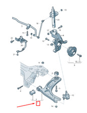 VW T-ROC A1 Querlenker vorne links unten 5Q0407151AC NEU ORIGINAL