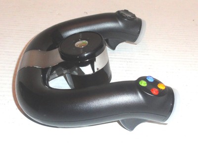 Microsoft Xbox 360 Wireless Speed Wheel Black Model 1470 Racing Game  Controller