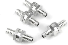 4x 10mm 3/8" Fuel Line Non-Return One Way Air Fuel Oil Check Valve Diesel Gas