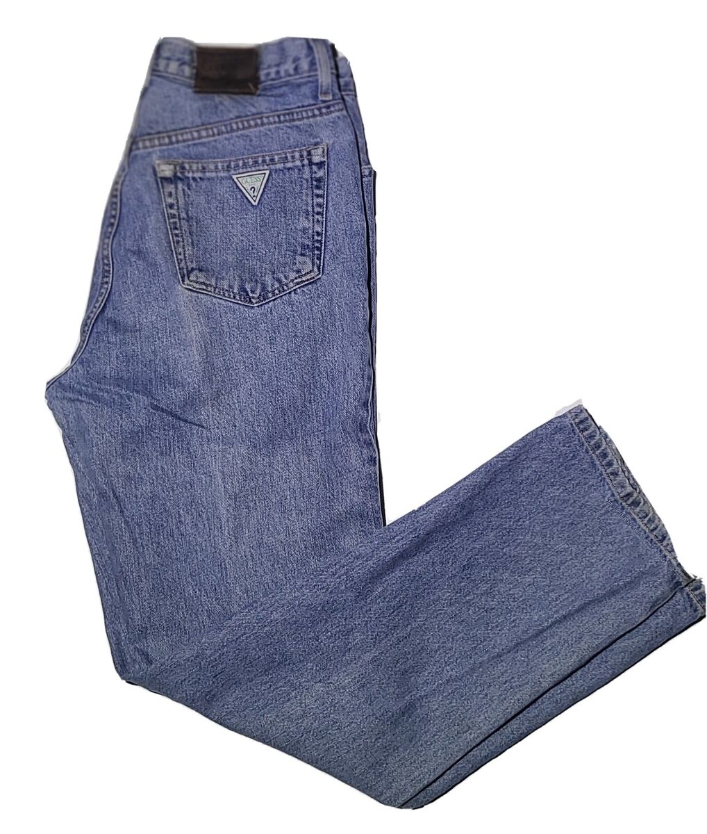 Vintage 90s Guess Jeans Men Size 28x31 Blue Wash Denim Made Vintage 90s Guess Jeans Men Size 28x31 Blue Wash Denim Made