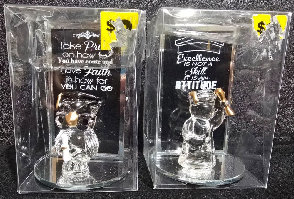 Lot of 2 NEW Graduate Incentive Figurines