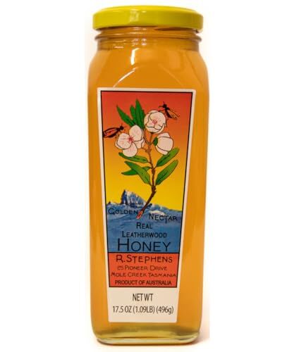 Golden Nectar Organic Leatherwood Honey by R. Stephens - 500g