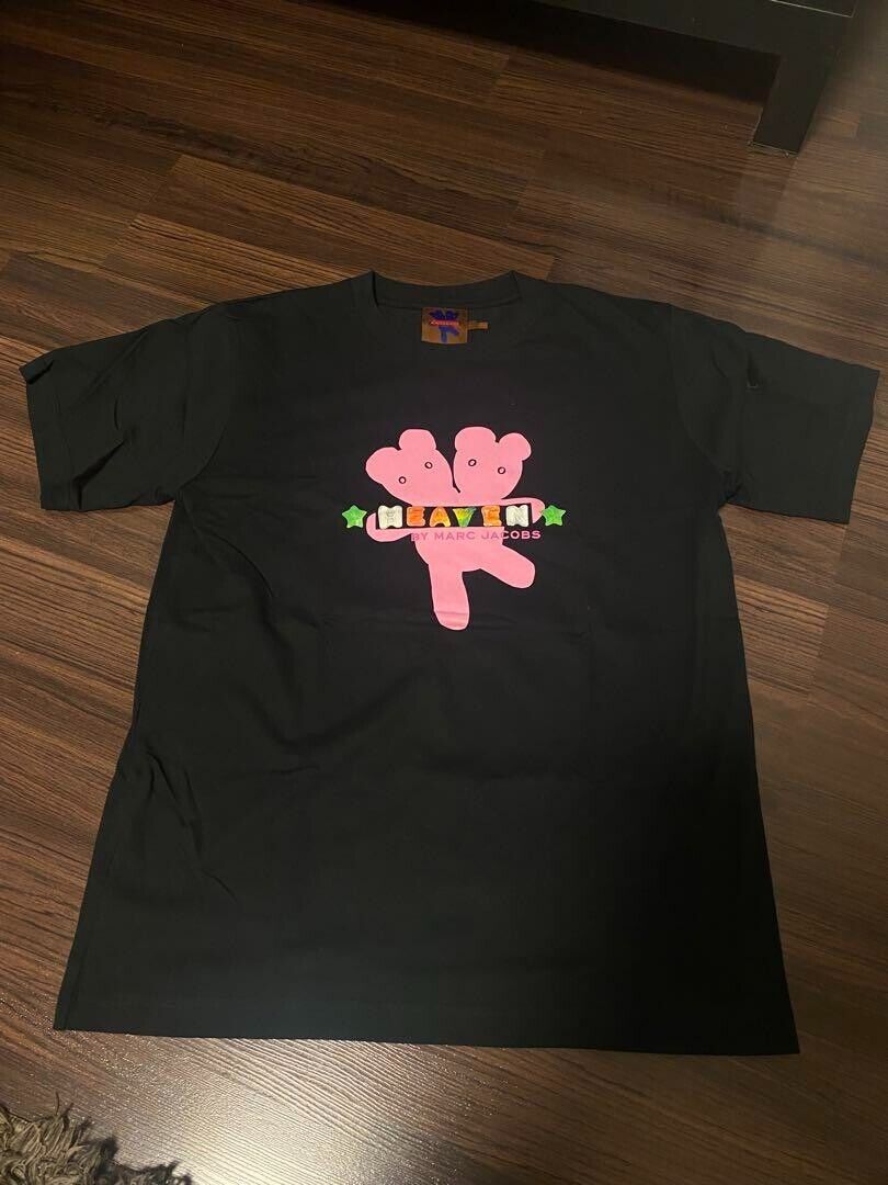 heaven by Marc Jacobs Graphic T-shirt S Pink Double Head heaven by Marc Jacobs Graphic T-shirt S Pink Double Head