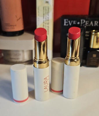 LAURA GELLER Les Fleurs de Provence Lipstick MELON (LOT OF 2)