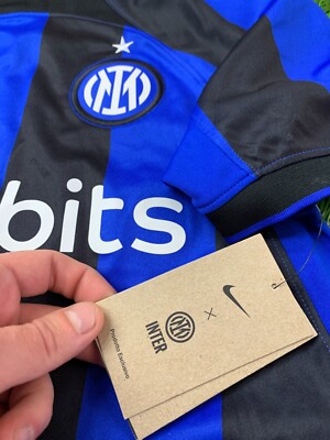 INTER MILAN #90 LUKAKU 2022/2023 FOOTBALL SHIRT JERSEY NIKE HOME