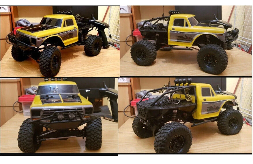 Rc Crawler Cab half Body Shell for 1/10 Traxxas TRX4 Axial SCX10 Redcat Scout II - Image 3 of 3