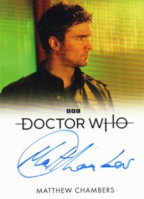 Doctor Who Serie 5-7: Matthew Chambers als Hal Korwin Full Bleed Autogrammkarte