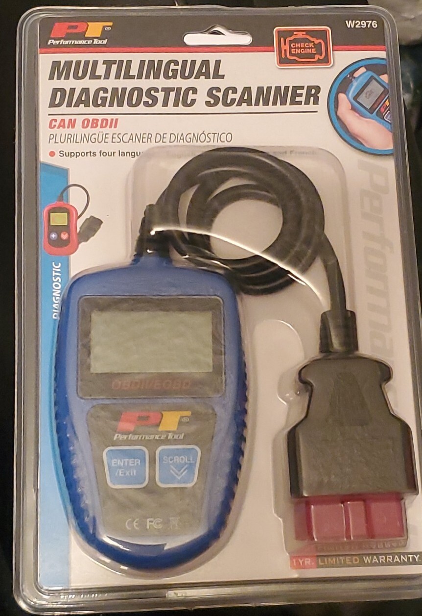Performance Tool OBD II Multilingual Diagnostic Scan Tool W2976 NEW
