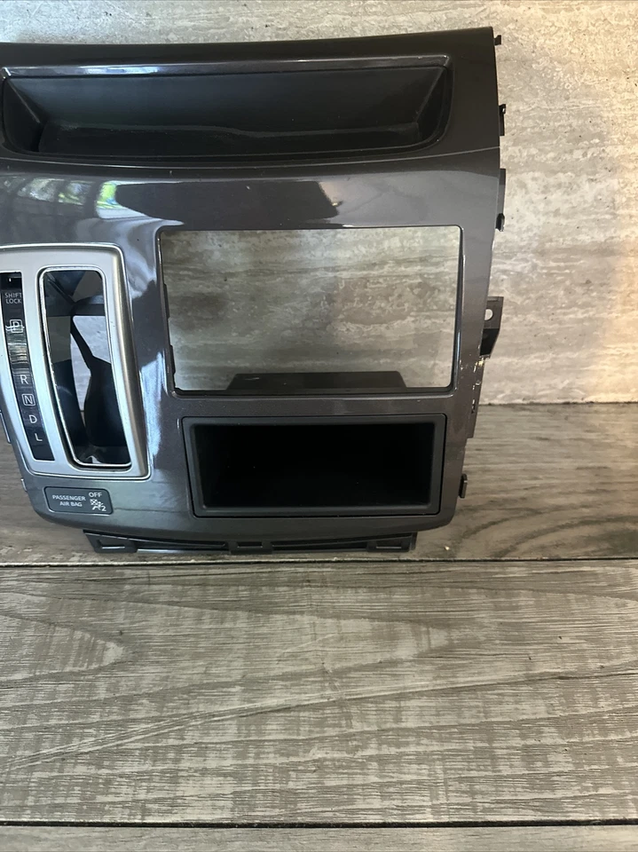✅ Radio de palanca de cambios de tablero central Nissan Quest 2011-2017 y bisel de ajuste climático de aire acondicionado OEM Foto 4 de 4