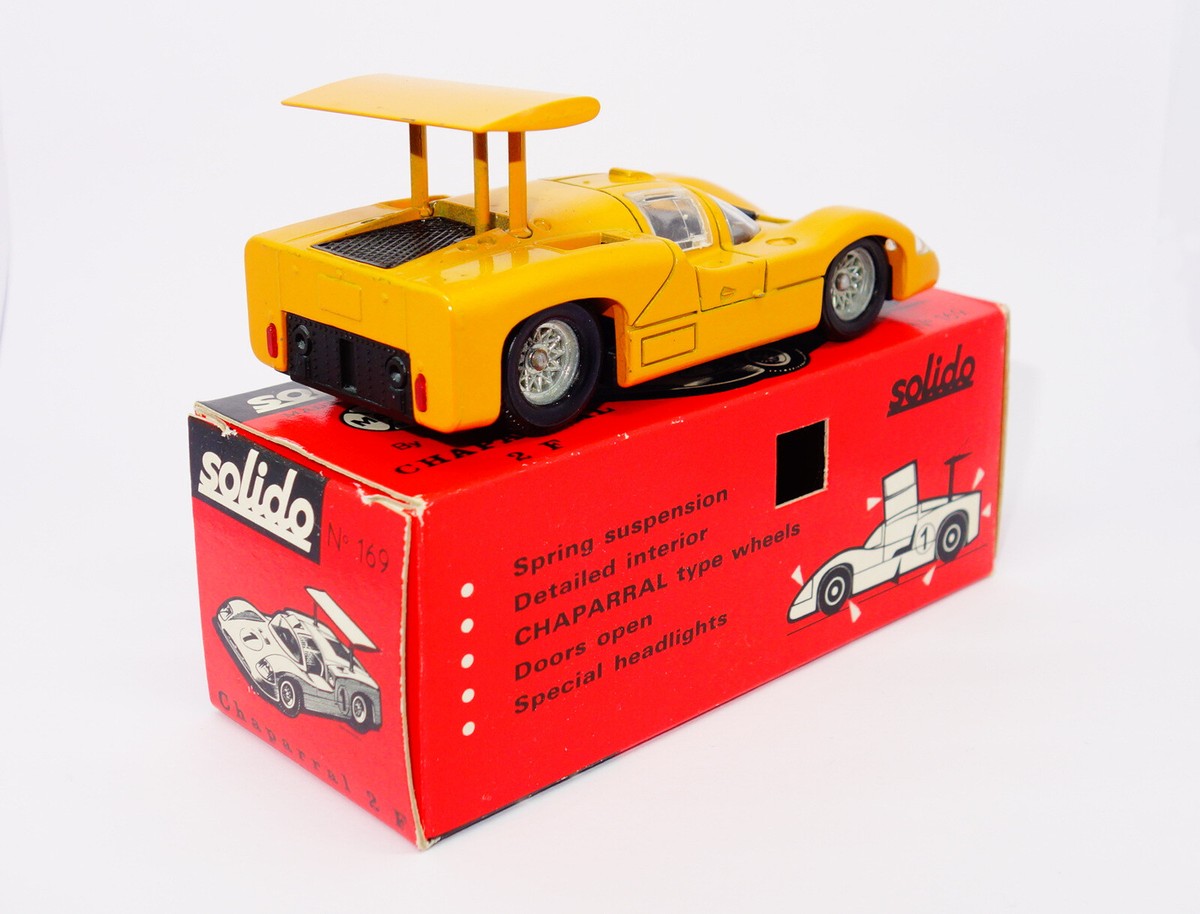 Solido 1/43 Chaparral 2F 1968 Orange – Version Rare Marché US – Neuf Boîte
