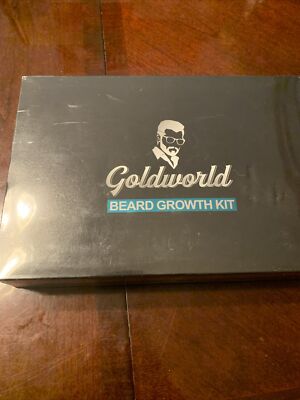 Goldworld Beard Care Beard Growth Kit  7 Piece New Sealed