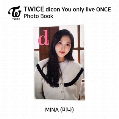 TWICE x dicon You Only Live ONCE Card Photo Book Postcard Mina