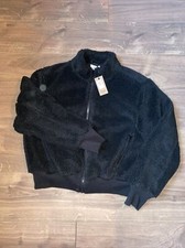 Hush Womens Nari Bomber Jacket Black Size 16 Brand New