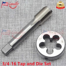 NEW 3/4"-16 UNEF HSS Thread Tap and Die Set Right Hand High Quality US