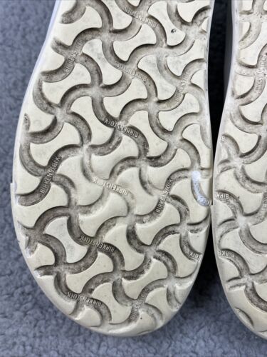 Scarpe Birkenstock da donna taglia 9 EU 40 pieghevoli in pelle bianche casual - Foto 19 di 22
