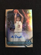 Walker Kessler 2021-22 Bowman University Chrome Orange Auto 04/25