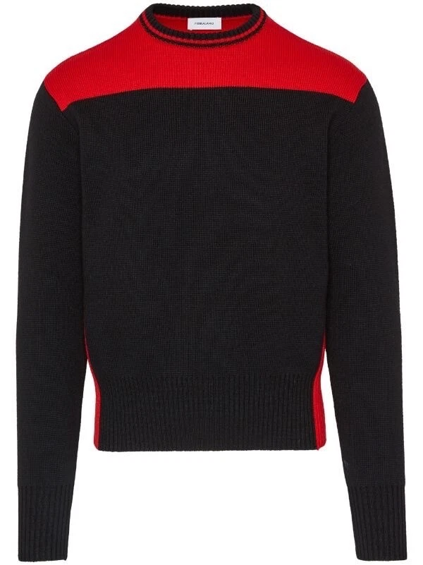 Salvatore Ferragamo Knit Intarsia Sweater Size Small - Photo 1/1
