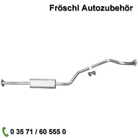FüR Nissan Almera 1.5 Auspuff MittelschalldäMpfer Mitteltopf SchalldäMpfer A*
