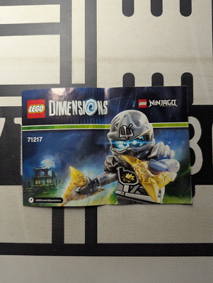 LEGO Dimensions 71217 Zane Fun Pack Instruction Manual Only! No