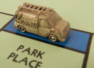 Contactor Rack Cards Contactor Van w/Ladder Rack Pewter Color Monopoly Board Mover Token ...