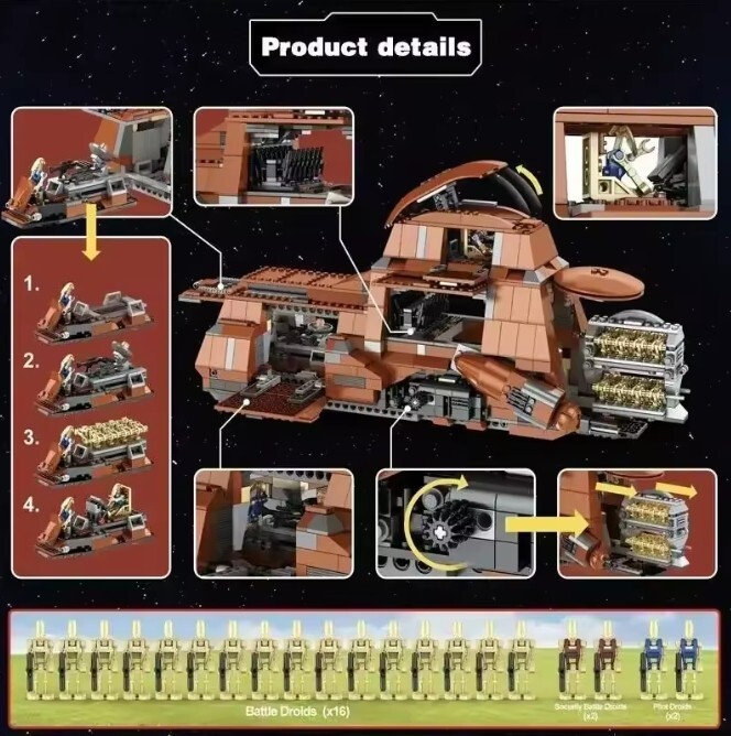 LEGO Star Wars: Trade Federation Mtt (7662) for sale online
