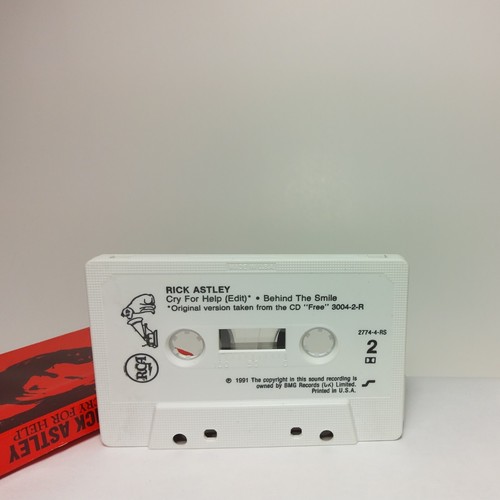 Rick Astley Cry For Help 1991 Cassette Tape - Picture 5 of 5