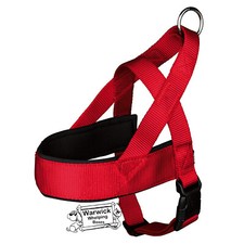 Dog Harness Padded Comfort M-L 53-66cm / 40mm  red clearance sale Norwegian