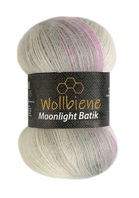 Wollbiene Moonlight Batik Strickwolle Farbverlauf Mohair 100g 20% Wolle