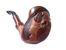 uXuXu Handmade Big Tobacco Smoking Pipe LION #0-6