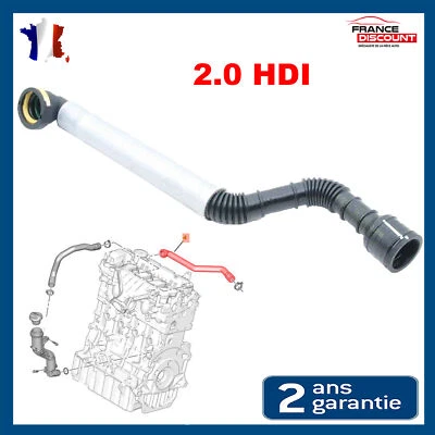 Durite Reniflard d’Huile 1192.WH POUR PEUGEOT 307 407 807 EXPERT 3 2.0 HDI - Photo 1/4