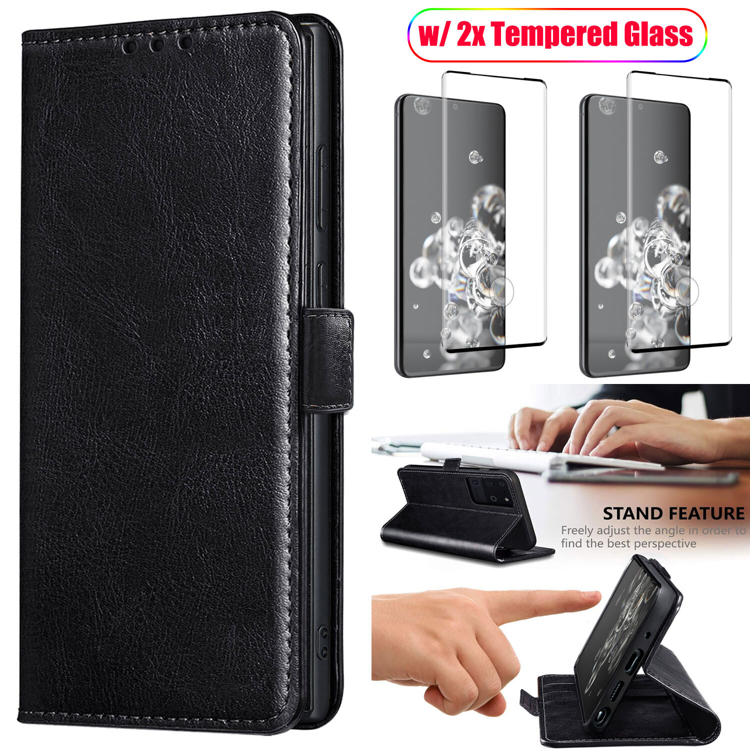 S20+ Wallet Samsung Galaxy S20 Ultra Wallet Case Phone Casing For