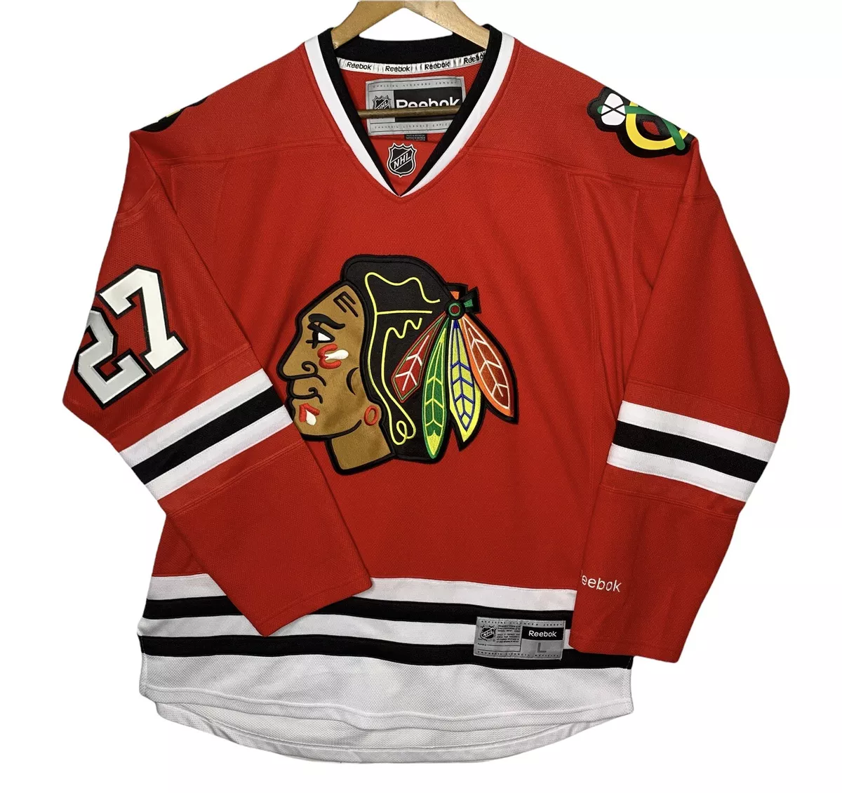 reebok blackhawks jersey