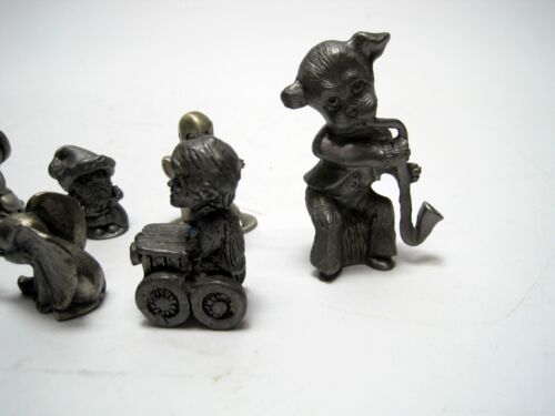 Vintage Lot of 13 Pewter Figurines By Artist Gallo, Hudson & More - Picture 4 of 4