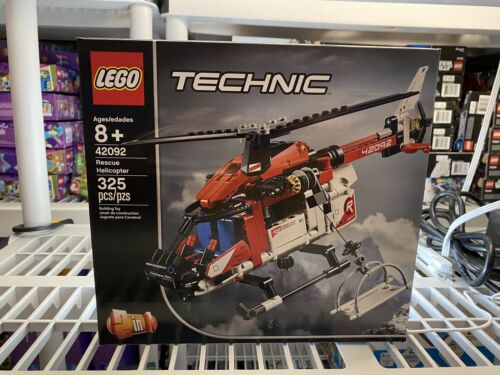 LEGO Technic Rescue Helicopter 42092 Building Kit (325 Pieces) NEW SEALED - Afbeelding 1 van 2