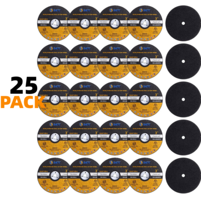 20 Dischi Da Taglio Abrasivi Premium 7,6 Cm X 1,6 Mm X 3/8