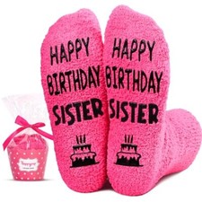 Birthday Gifts for Sister Her - Sister Gifts Sister Socks Gifts for Her Chris...
