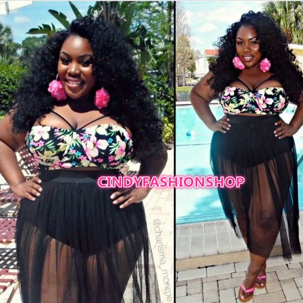 Black skirt beach cover up cheap