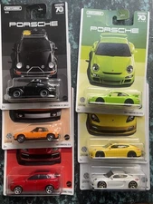 Matchbox Porsche  70th Anniversary set 911 914 GT3 6 CARS RARE