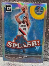 SCOOT HENDERSON 2023-24 Panini Optic SPLASH #15 PRIZM Rookie RC