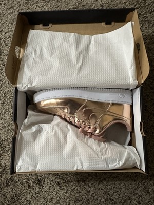 Nike Air Force SP Liquid Metal Chrome Rose Gold
